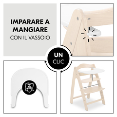 Imparare a mangiare con vassoio pappa da aggancio