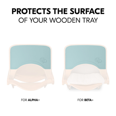 Protects the wooden high chair tray