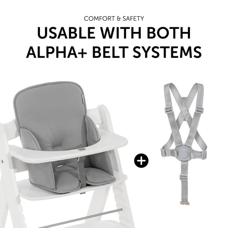 Compatible avec les harnais de la chaise Alpha+