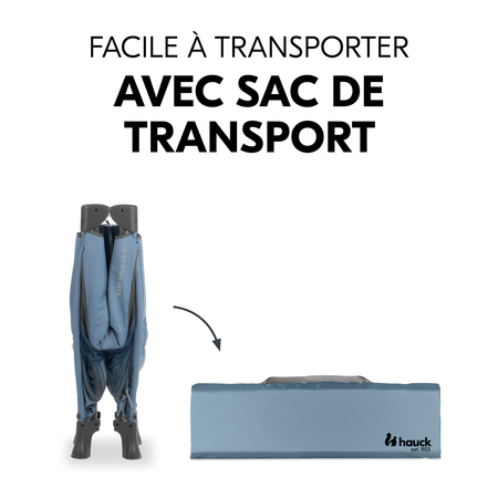 Facile à transporter grâce au sac de transport