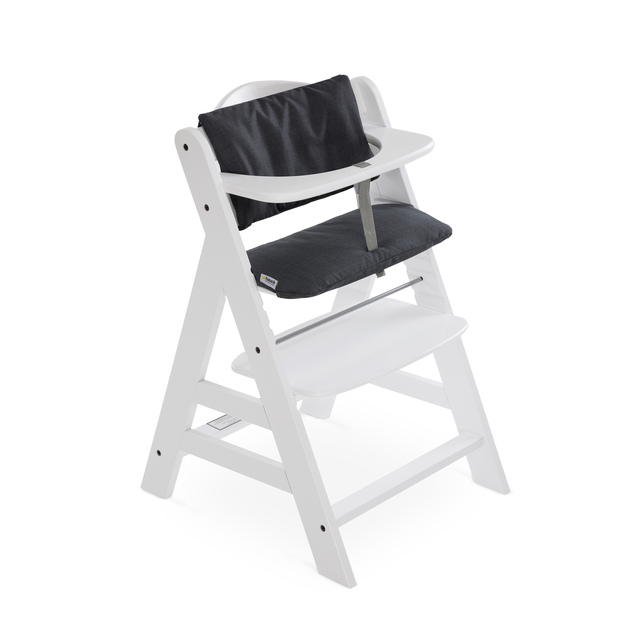 Highchair Pad Deluxe Melange Charcoal