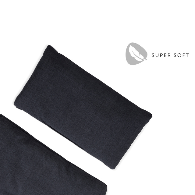 Highchair Pad Deluxe Melange Charcoal