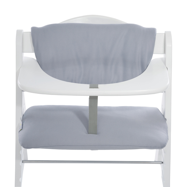 Highchair Pad Deluxe Stretch Grey