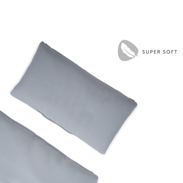 Highchair Pad Deluxe Stretch Grey