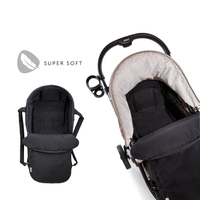 2 in1 Carrycot Black