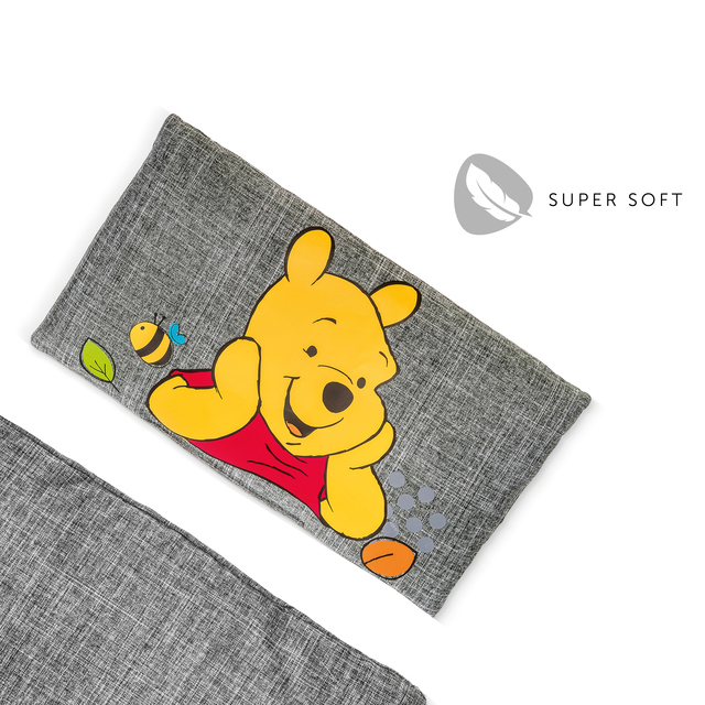 Highchair Pad Deluxe Pooh Grey