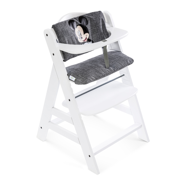 Highchair Pad Deluxe Mickey Grey