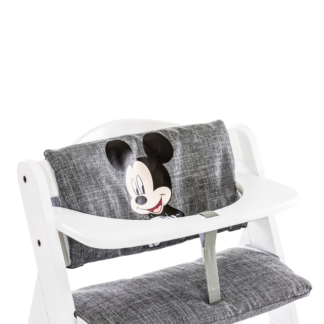 Highchair Pad Deluxe Mickey Grey
