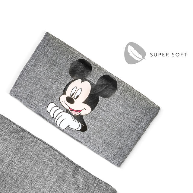 Highchair Pad Deluxe Mickey Grey