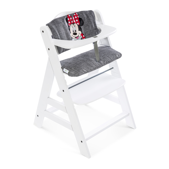 Highchair Pad Deluxe Minnie Grey