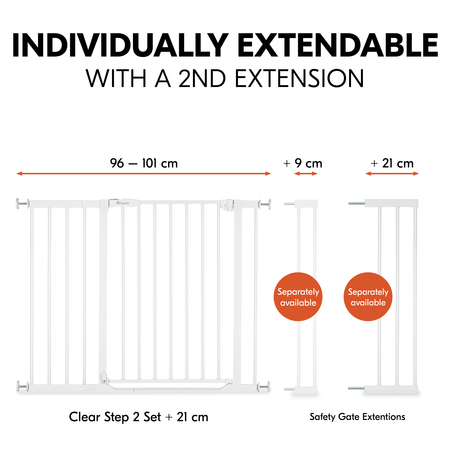 Expandable with separate extensions