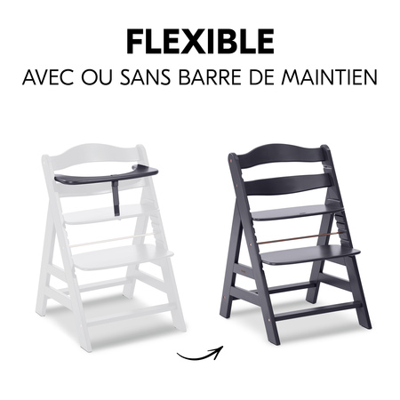 Utilisation flexible avec ou sans arceau avant