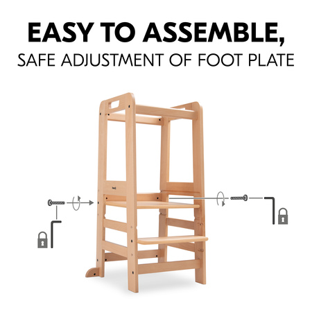 Easy to assembly and height-adjustable