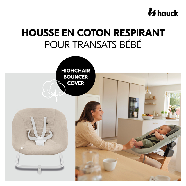 Highchair Bouncer Cover Beige