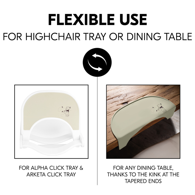Highchair Tray Mat Pooh Dusty Beige