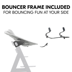 From the high chair to the bouncer in a jiffy