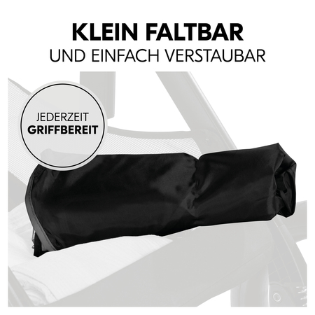 Klein faltbar und einfach verstaubar