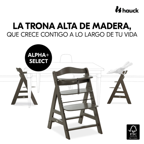 Asiento trona Hauck Alpha - Bebés Mérida