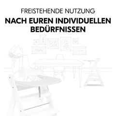 Ermöglicht freistehende Nutzung des Alpha+