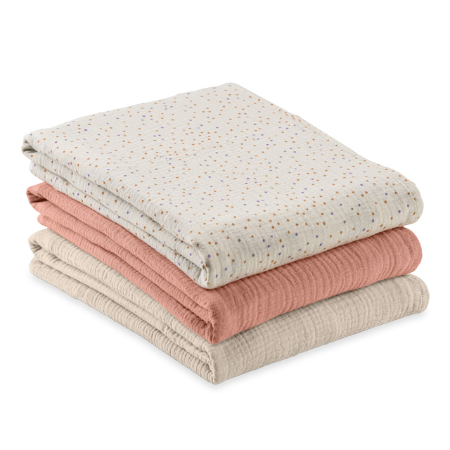 Cuddle N Clean 3Set Beige Dots/Cork/Beige