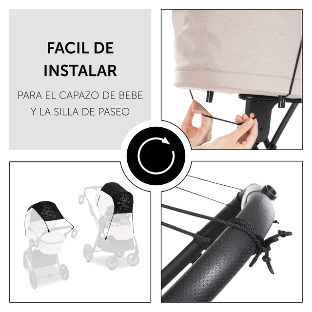 Sunshade  Mickey Mouse Black