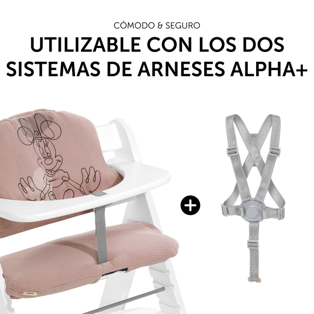 Highchair Pad Select  Minnie Mouse Rose