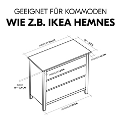 Mach deine Kommode zum Wickeltisch!