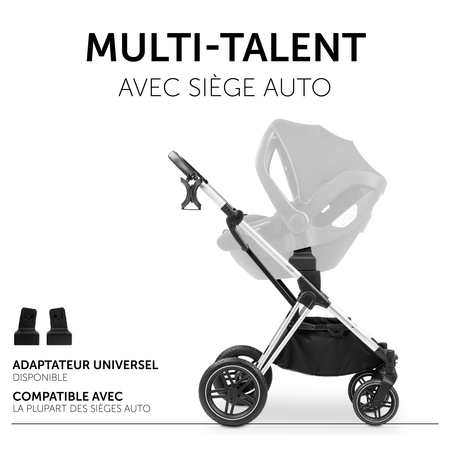 Multi-talent avec siège auto hauck