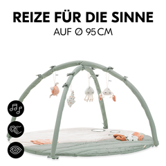 Spiegeln, rasseln, quietschen: Reize für die Sinne