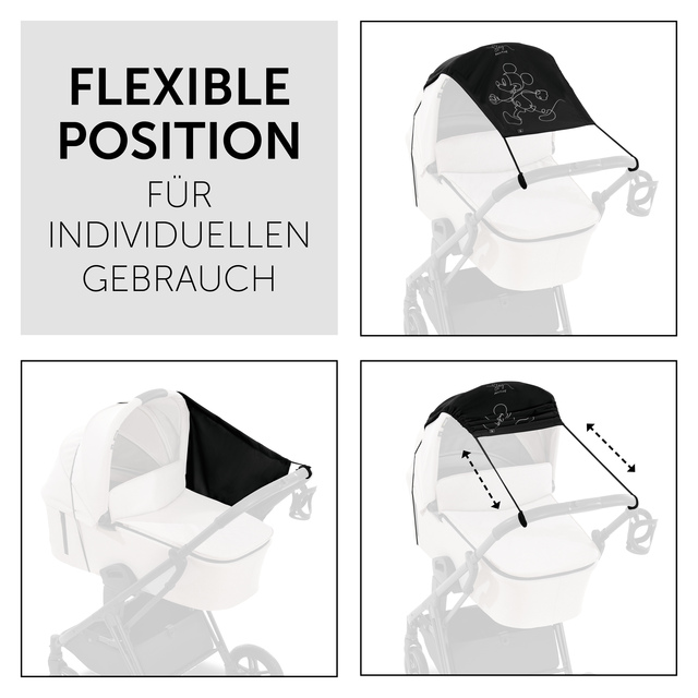 Sunshade  Mickey Mouse Black