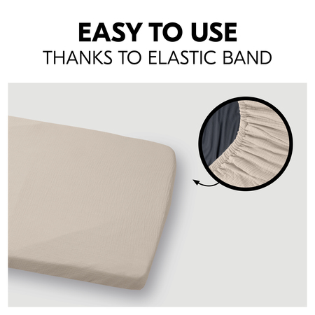 Easy to attach to mattress with elastic band