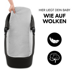 Bequeme, weich gepolsterte Babywanne