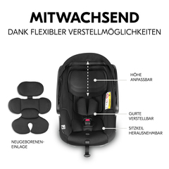 Mitwachsend dank flexibler Verstellmöglichkeiten