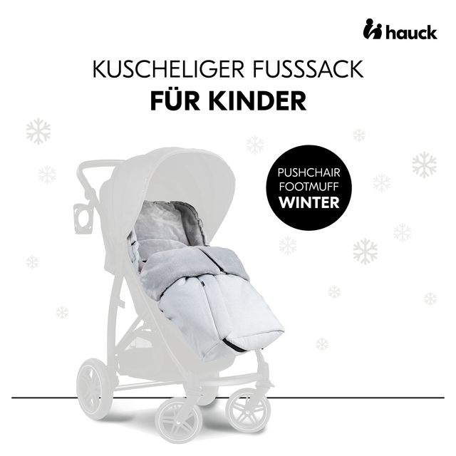 Pushchair Footmuff  Winter Grey