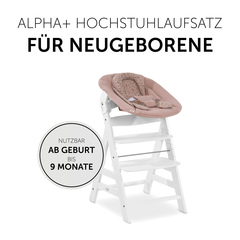 Ein Hochstuhlaufsatz für Neugeborene