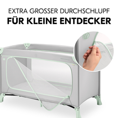 Extra großer Durchschlupf für kleine Entdecker