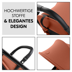 Hochwertige Stoffe und elegantes Design