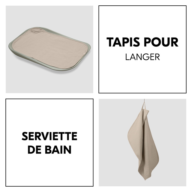 Changing Mat Liner Beige