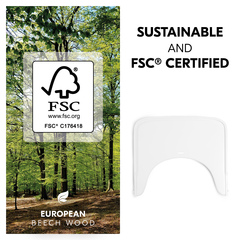 Sustainable and FSC® certified beechwood
