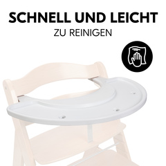 Leichtes Reinigen dank glatter Oberfläche