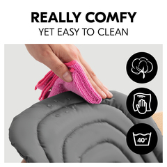 Really comfy yet easy to clean