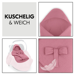 Kuschelige Polsterung und schützende Kapuze