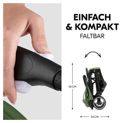Komfortabel Reisen mit falt- und tragbarem Buggy