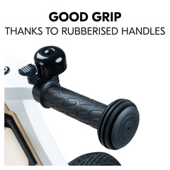 Good grip thanks to rubberised handles