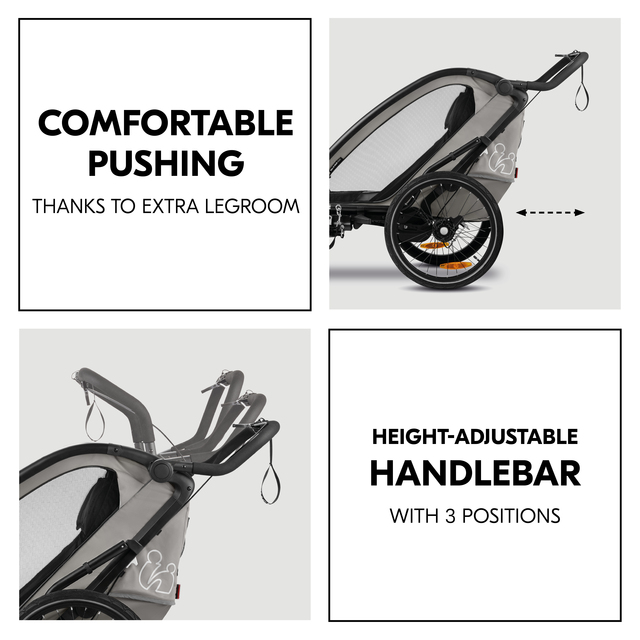 Bike N Walk Duo Light Grey
