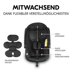 Mitwachsend dank flexibler Verstellmöglichkeiten