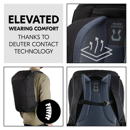 High wearing comfort: deuter CONTACT technology