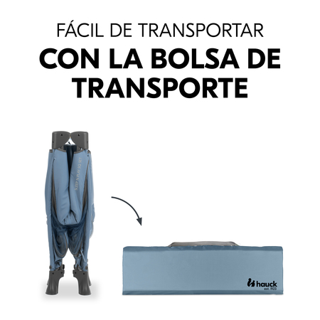 Fácil de transportar con bolsa de transporte