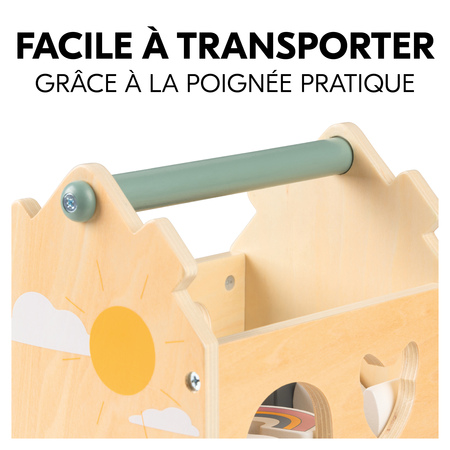 Facile à transporter grâce à la poignée pratique