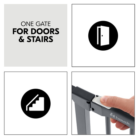 Pressure fit gate for doors and stairs 37.8-39.8 in